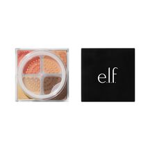 E.L.F. SET IT BRIGHT CORRECTING & BRIGHTENING SETTING POWDER QUAD (CUARTETO DE POLVO SUELTO PARA ROSTRO)